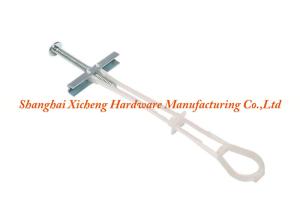 China Plastic Toggle Sleeve Connector For Steel Cage Anchor Application In Ceilings And Walls factory