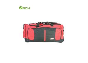China Rolling Luggage Bag 600d Polyester Wheeled Duffle with One Big Front Pocket factory
