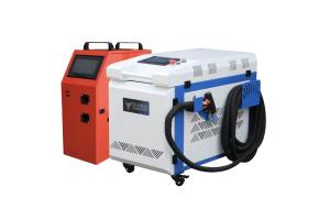 China Four In One 2000w Handheld Laser Welding Machine Water Cooling With Wire Feeder factory