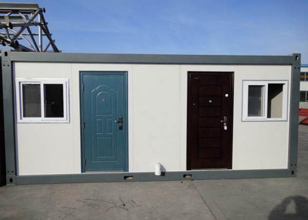 Modern Steel Two Doors Flat Pack House container South Africa For Public Shower