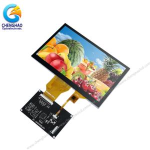 China Medical 7 Inch Capacitive Touch Screen Display 400 Nits 800x480 SPI Interface factory