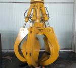 Heavy Hydraulic Grapple For Excavator Five Petal For Construction Sites Of Bulk