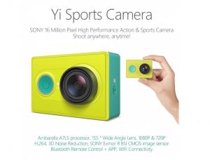 China Original Xiaomi Yi Action Camera Xiaoyi Mi Sport Camera 16MP FHD 1080P WIFI Bluetooth 4.0 factory