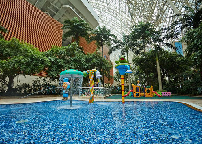 Adult Playground Tube Slide / Fiberglass Slide Water Park Project