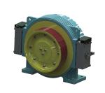ZFW400L S Dia.400 / 450mm Elevator Machine Lift Hoisting Motor Elevator Traction