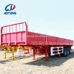 Vehicle Master 60 Ton Drop Side Wall Fence Semi Trailer with Dual Line Braking