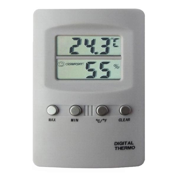 New Measuring Instrument White Digital Thermometer Hygrometer Temperature