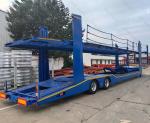 Europe Style Car Transport Carrier Semi Trailer 2 Axles Zinc Sinkers Installed