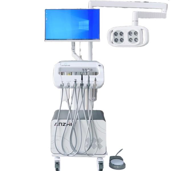 Foshan Factory 550W Dental Mobile Cart Dental Clinic Portable Dental Unit With