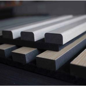 China 600*3000*21mm 3 Sides Coated Slat Wood Absorbing Application Meeting Room Corridors Office factory