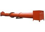 electric / gas heating Continuous Rotary Drum Dryer machine For Plastic Sheet