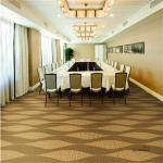 Conference Room Pvc Floor Covering Jacquard Style Machine Woven Technics