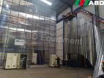 Automatic Shot Blasting Equipment Metal Powder Coating Line For Car Wheel