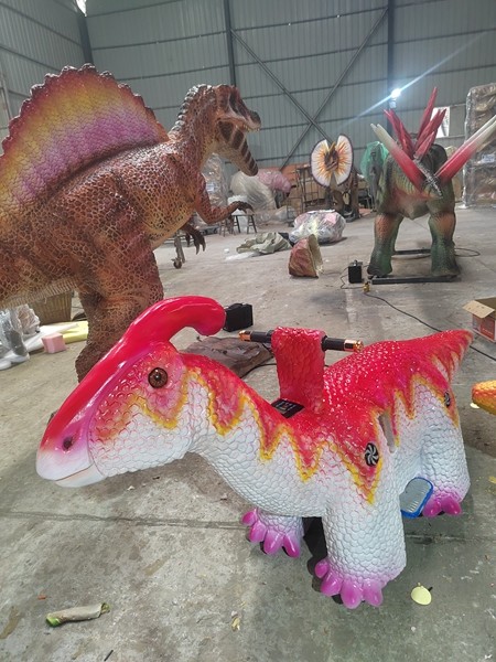 Smoke Effects Dinosaur Electric Scooter For Children Expedition