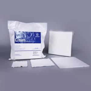 China 6 Inch 120gsm Polyester Cleanroom Wipes 100pcs LCD Cleaning Wipes Soft And Absorbent factory