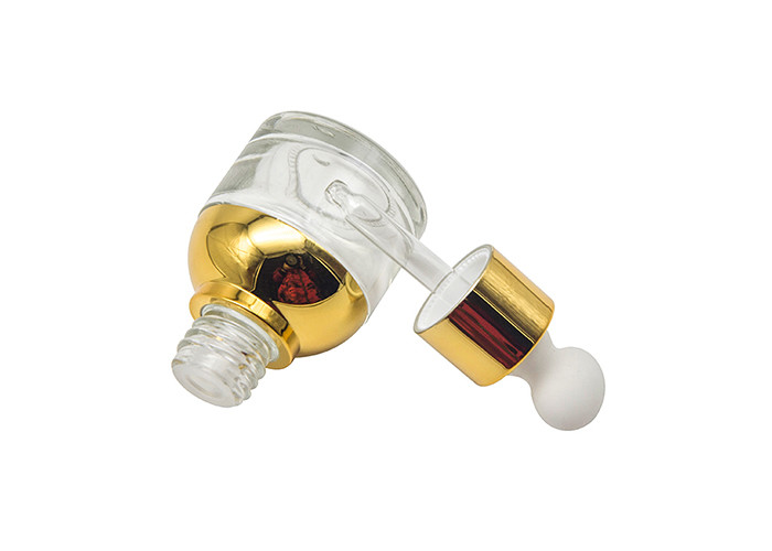 Gold Cap Glass Dropper Green 30ml Essential Oil Bottle