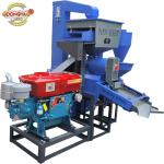 DONGYA AGRO 20hp Combined Commercial Water Cooled diesel Type Rice Mill Machine