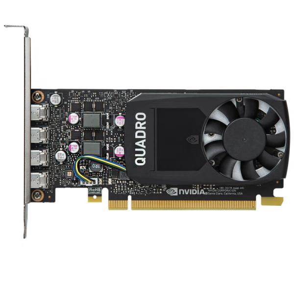 China Workstation GDDR5 Nvidia Quadro P1000 4G GPU ECC Video Card factory