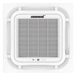 18000Btu 12000M3/H Central Air Conditioning Fan Coil Unit Ceiling Fan Industrial