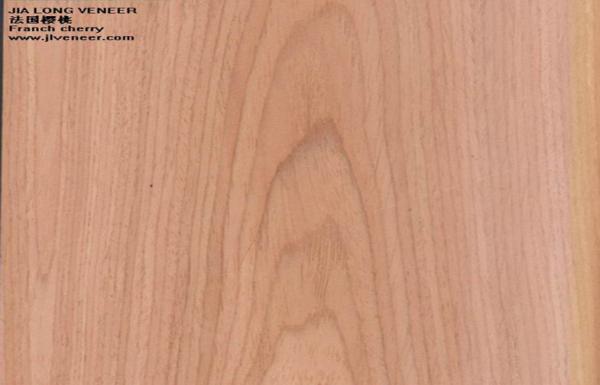 American Cherry Engineered Wood Veneer , Sliced Cut Artificial Veneer