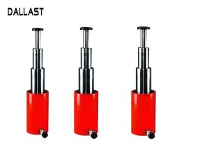China Garbage Truck Hydraulic RAM Single Acting Telescopic Cylinder factory