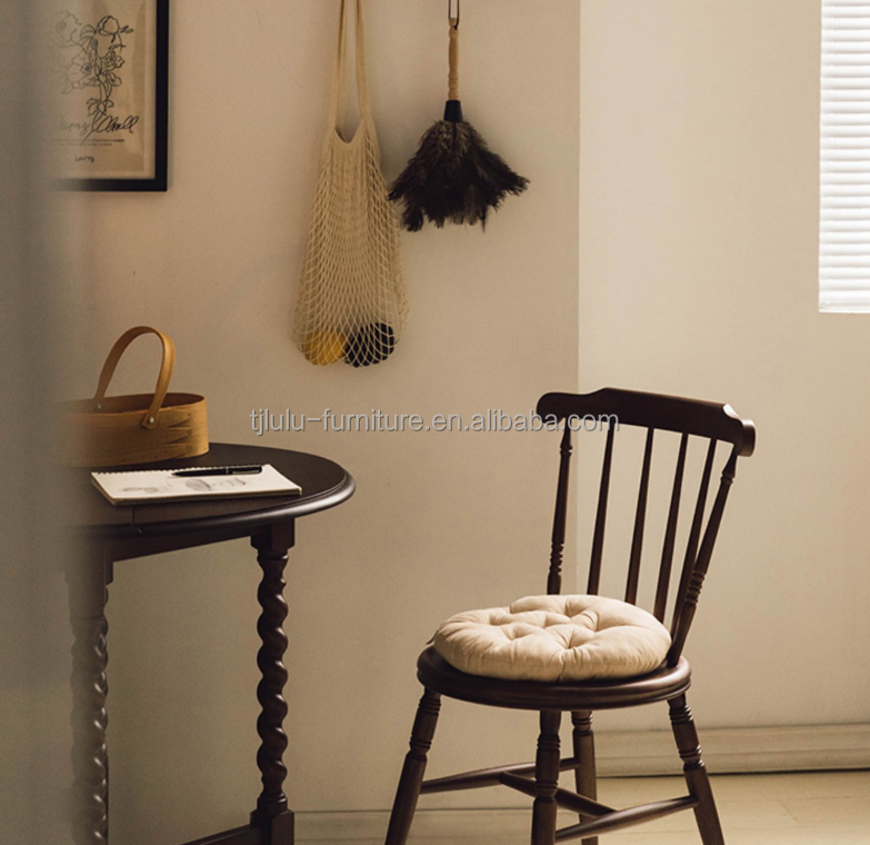 NO Folded Y Mail Packing Solid Wood Dining Chair Luxury Nordic Style Perfect for Dining Room