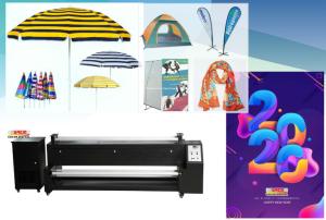 China 1.8m Digital Fabric Dye Sublimation Machine Textile Sublimation Ink Printer factory