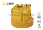 Electro Metal Scrap Lifting Magnet , Ripper Hydraulic Excavator Magnet