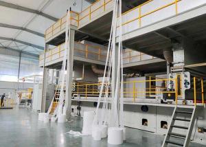 China 1000KW 100gsm High Capacity Non Woven Fabric Making Machine Nonwoven Textile Machinery on sale
