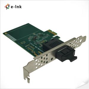 China 100M Fiber Optic LAN Card with IP multicast receive and filter support using 64 bit hash table  on sale