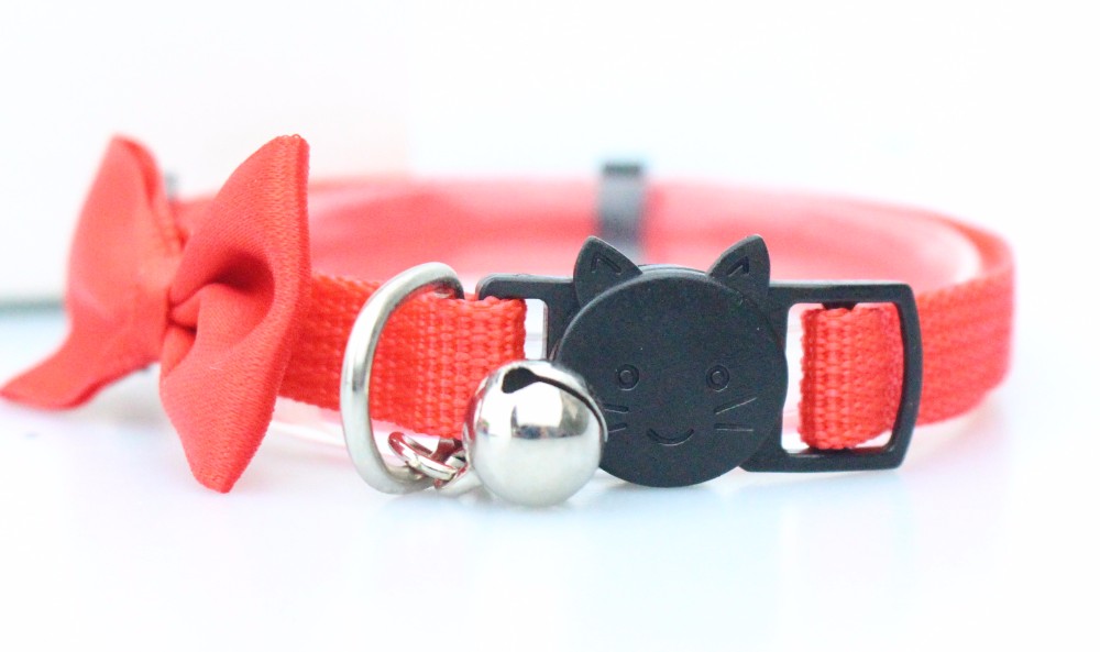 Kolida Softy Cute Nylon Cat Collar Ring With The Bell Ringing 1.0x20-30cm