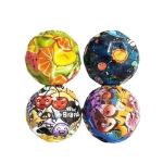 Eco-friendly High Bouncing Moon Shape Anti Relief Ball Toys Space Ball for Kids