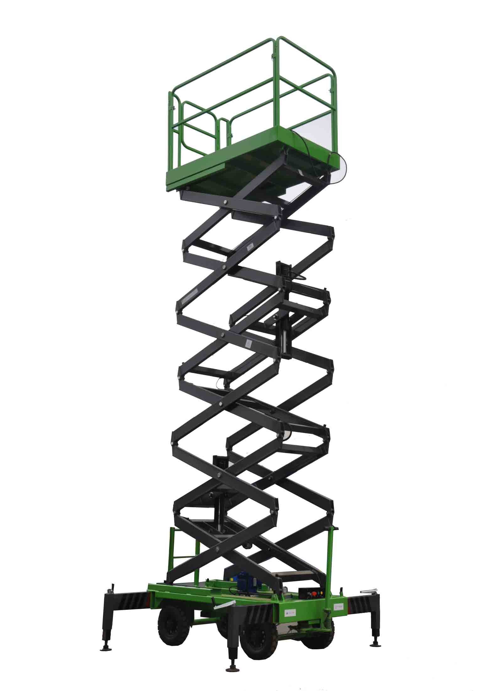 6M Platform Height Mobile Scissor Lift Capacity 500kg