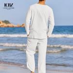 Polyester/Cotton 3D Printed Plus Size Men's Shirts Joggers Set Colorful Sports