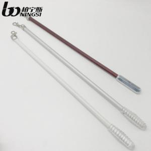 China Aluminium 13mm Diameter 1m Length Curtain Pull Rod With Plastic Handle factory