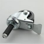 100KG ESD Caster Wheels With Brake 5 Inch Rubber Caster Wheels