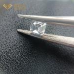 White Polish Certified Lab Grown Diamonds DEF Square Fancy Cut