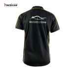 Stylish 100% Polyester Sublimation Polo for Men's F1 Car Racing and Bicycle