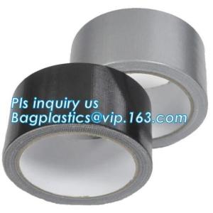 SILVER TAPE, BLACK SCOTH, 2 x 60y Gaffa Cloth Tape Duct Waterproof Heavy Duty Strong gaffer duck tape, BAGEASE, BAGPLAS