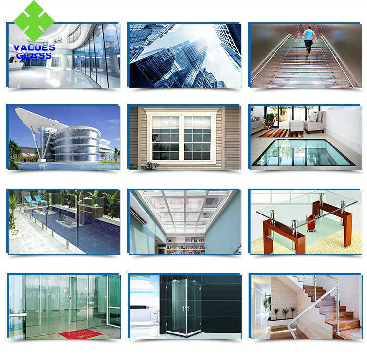 Custom Cut White Toughened Glass For Doors / White Tempered Glass