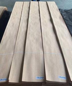 China Length 250cm Red Oak Wood Veneer 12cm Width A Grade factory