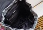 Saffiano Leather Apricot Luxury Brand Backpack With Multiple Pockets