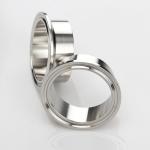 RTS 304/316L Stainless Steel Sanitary Food Grade Clamped Ferrule for Quick Pipe