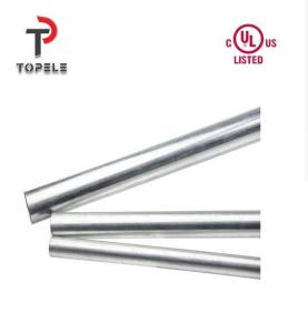China EMT Electerical Pipes Steel Metallic Hot Dipped Galvanized factory