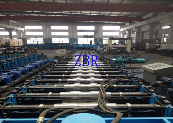 15Kw Corrugated Side Panel Roll Forming Machinery Electric Motor Cutting 10×1.2