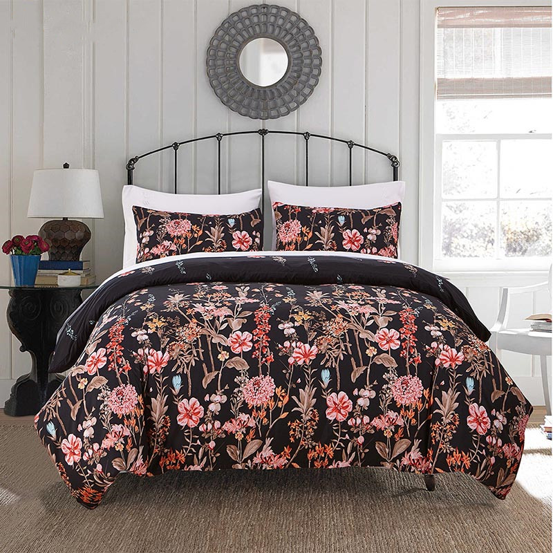 300tc Thread Count Solid Pattern 100% Lyocell Bedding Sheet Set for Comfortable Sleep