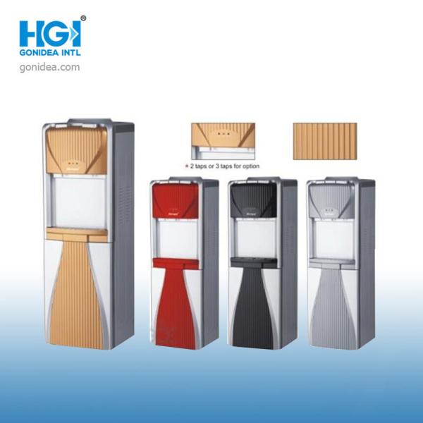 3 Tap Stainless Steel Hot Warm Cold Water Dispenser With Storage Cabinet