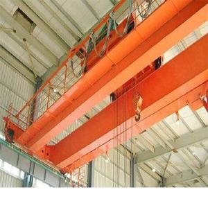 China Remote controlled double beam overhead crane factory