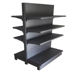 China Factory Custom Size Color logo commercial grocery supermarket shelf store guangzhou supermarket shelf factory