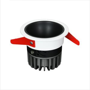 China Dimmable 7w Cob Led Downlight Recessed IP44 Waterproof White Finished factory